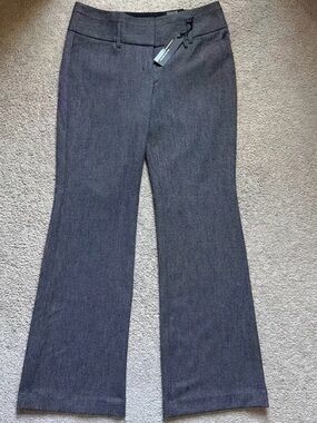 NWT Express Editor pants size 4R studio stretch wide waistband black/white